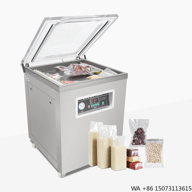 DZ600 Metal Vacuum Sealer System Food Vacuum Foil Pouch Packing with Extended Seal Length Driven
DZ600 Metal Vacuum Sealer System Food Vacuum Foil Pouch Packing with Extended Seal Length Driven