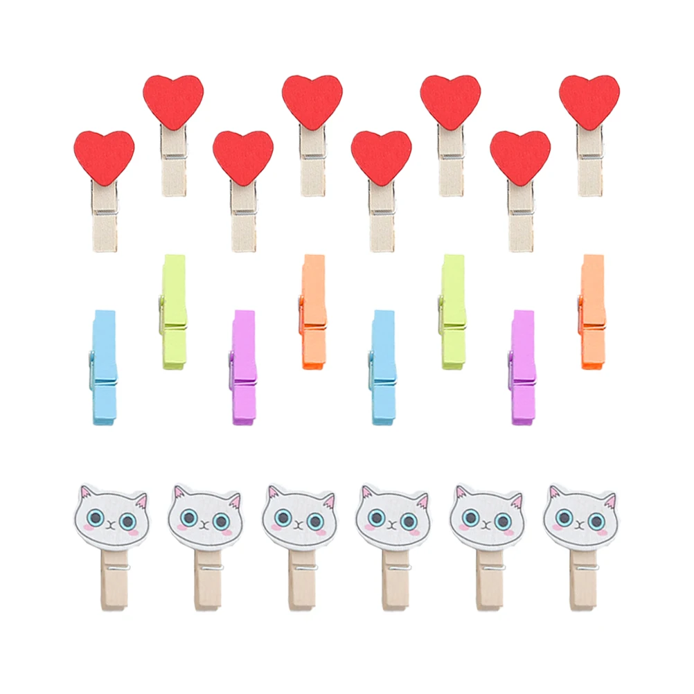 40 Pcs Color Clip Mini Photo Clips for Pictures Photos Natural Crafts Hanging Close Pins
40 Pcs Color Clip Mini Photo Clips for Pictures Photos Natural Crafts Hanging Close Pins
