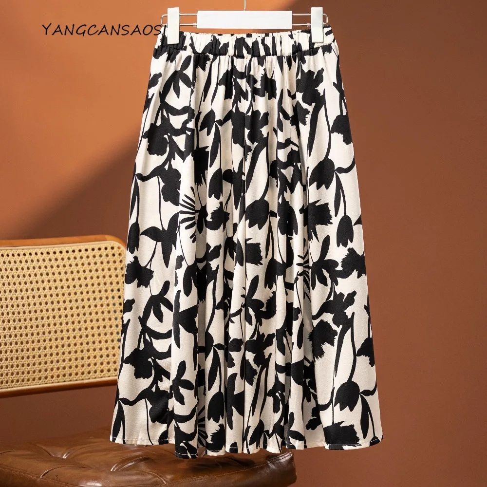 YANGCANSAOSI, юбка из натурального шелка тутового шелка 90%, женская тяжелая эластичная атласная юбка с эластичным принтом на талии, новый весенний стиль 2026
YANGCANSAOSI, юбка из натурального шелка тутового шелка 90%, женская тяжелая эластичная атласная юбка с эластичным принтом на талии, новый весенний стиль 2026
