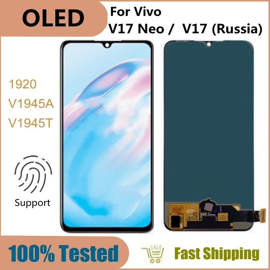 6.38" OLED For Vivo V17 Neo LCD Display Touch Screen Digitizer Assembly replace For vivo V17 Russia version VIVO 1920 lcd
6.38" OLED For Vivo V17 Neo LCD Display Touch Screen Digitizer Assembly replace For vivo V17 Russia version VIVO 1920 lcd