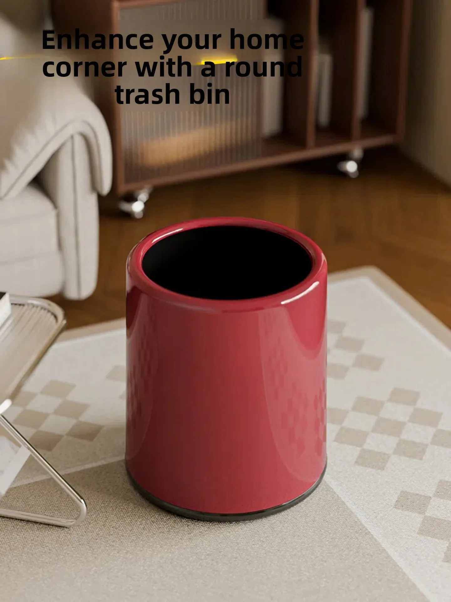 Large Capaci round Tra Can 8L for Living Room And Bedroom High Aesthetic Value Luxury Home Use Dusin Household Cleaner
Large Capaci round Tra Can 8L for Living Room And Bedroom High Aesthetic Value Luxury Home Use Dusin Household Cleaner