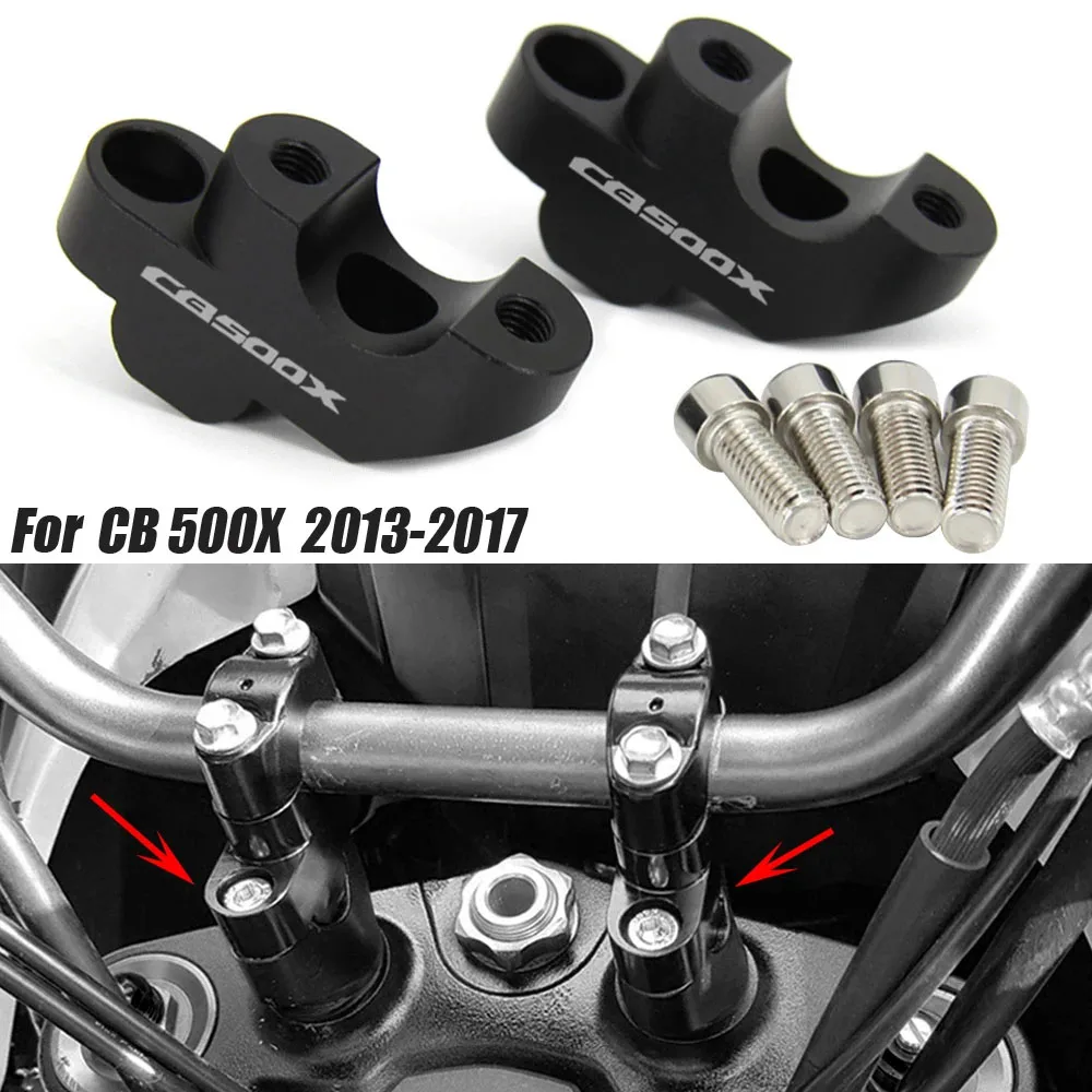 New Handlebar Riser For Honda CB 500X CB500X CB500 X CB 500 X 2013-2017 Motorcycle Riser Lifting Handlebar Clamp
New Handlebar Riser For Honda CB 500X CB500X CB500 X CB 500 X 2013-2017 Motorcycle Riser Lifting Handlebar Clamp