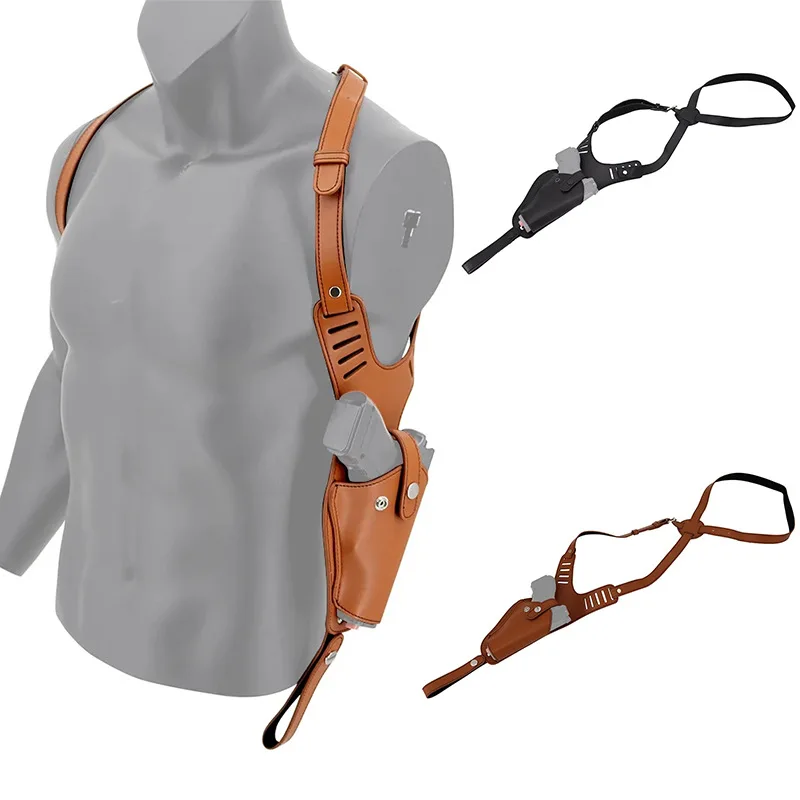 Concealed tactical hunting underarm holster, leather holster suitable for multiple gun types
Concealed tactical hunting underarm holster, leather holster suitable for multiple gun types
