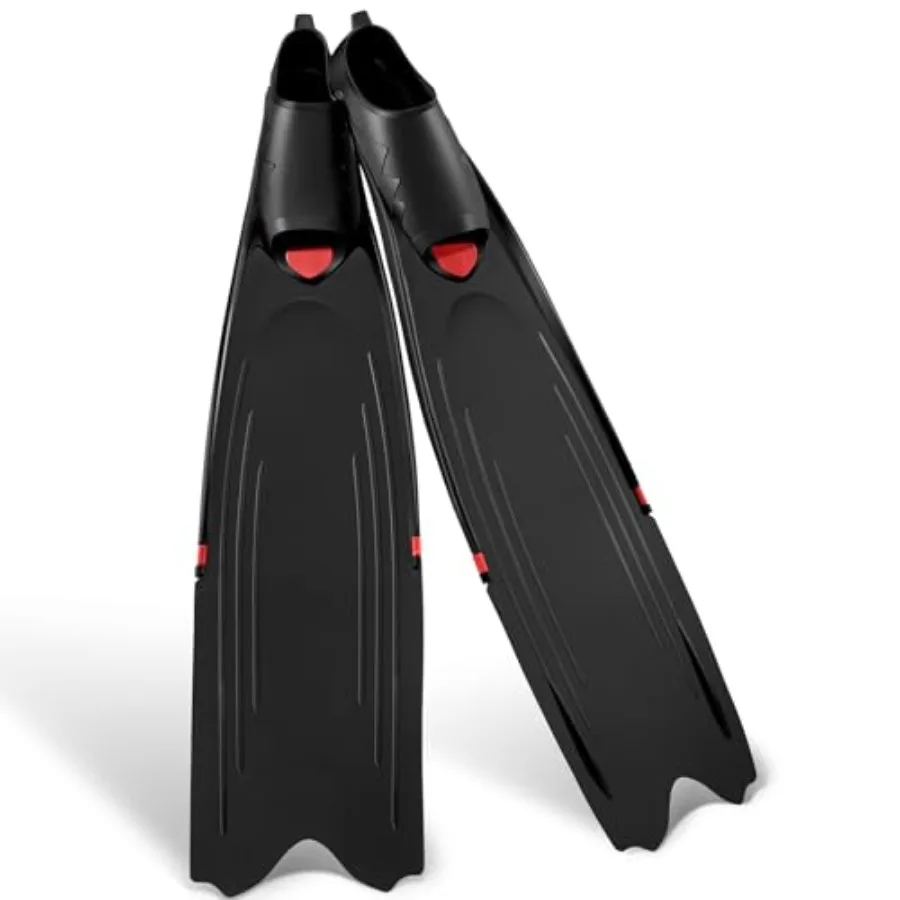 Freediving Fins for adult snorkeling, scuba diving, spearfishing and freediving; fiberglass-reinforced nylon blade, black; ultr
Freediving Fins for adult snorkeling, scuba diving, spearfishing and freediving; fiberglass-reinforced nylon blade, black; ultr