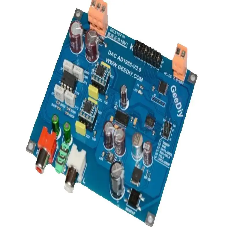 3rd edition AD1955 DAC decoder I2S/DSD input 24Bit 192K DSD128
3rd edition AD1955 DAC decoder I2S/DSD input 24Bit 192K DSD128