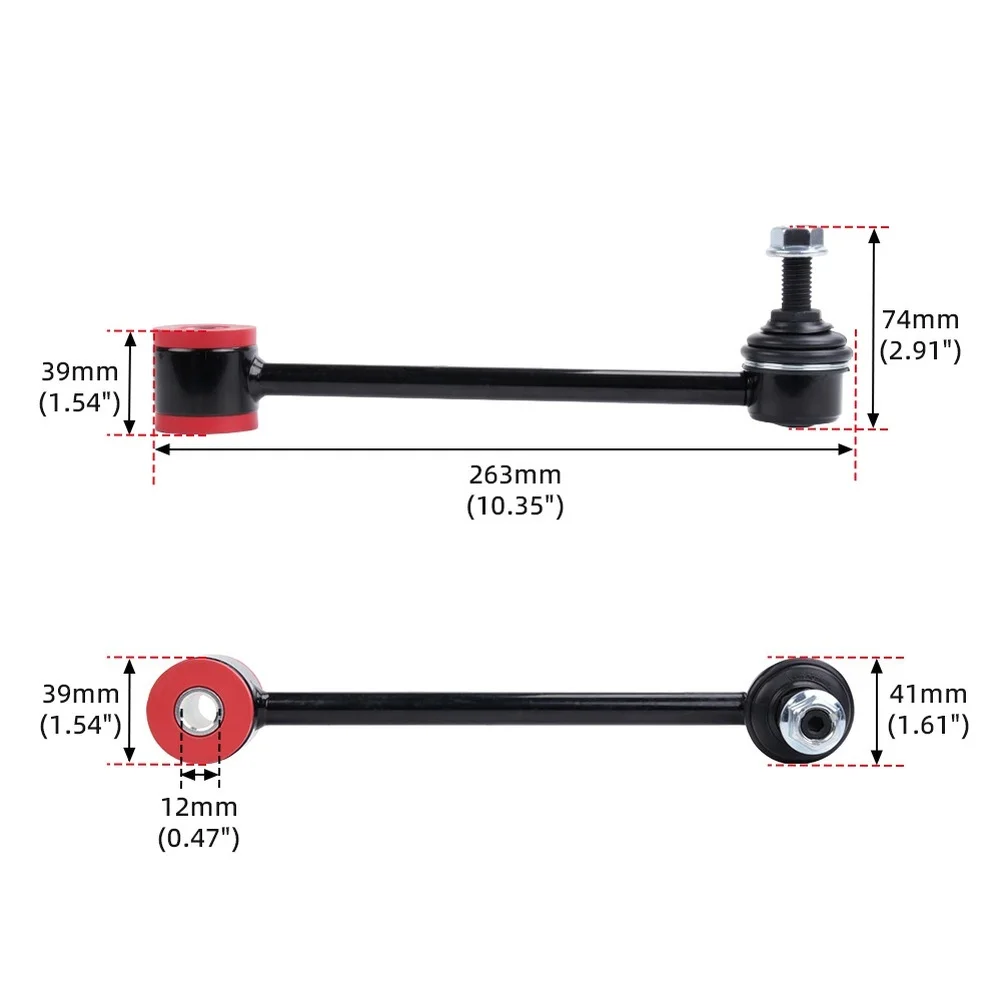 K6700 Suspension Part Rear Sway Bar Links Off-road Driving 26.3*3.9*7.4cm Rear Sway Bar Links Rear Axle Compatible
K6700 Suspension Part Rear Sway Bar Links Off-road Driving 26.3*3.9*7.4cm Rear Sway Bar Links Rear Axle Compatible