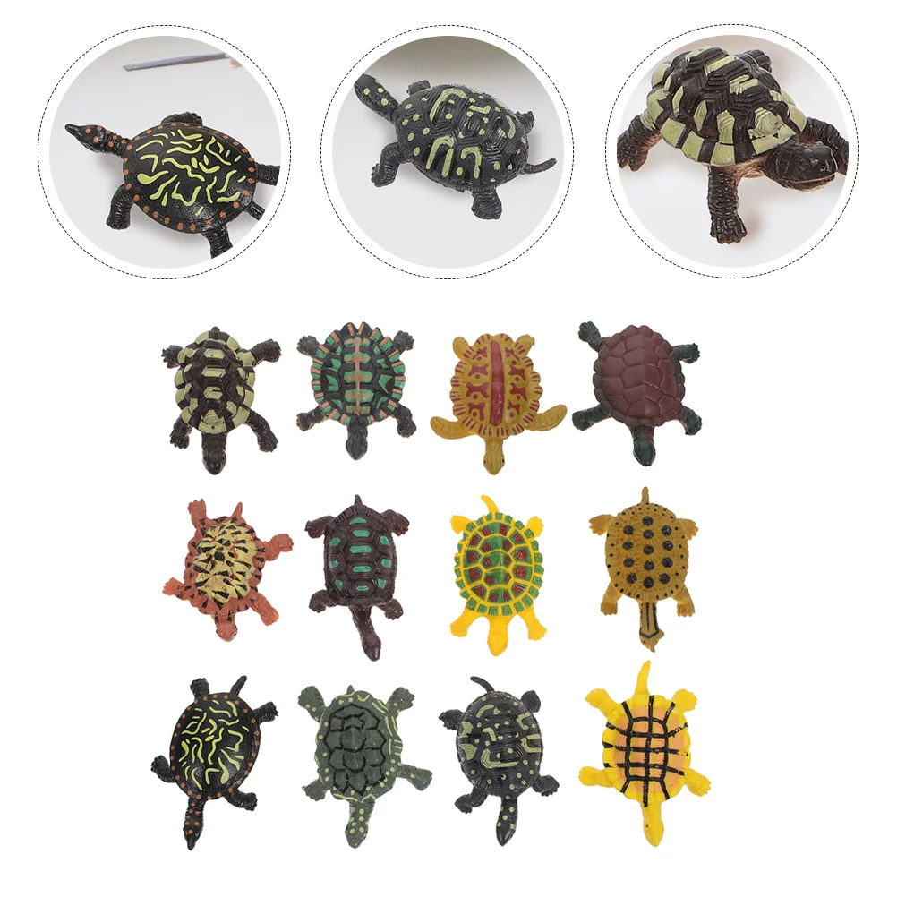24 Pcs Simulation Turtle Toys Car Cake Tortoise Statue Fish Tank Decor Plastic Figurines Child
24 Pcs Simulation Turtle Toys Car Cake Tortoise Statue Fish Tank Decor Plastic Figurines Child