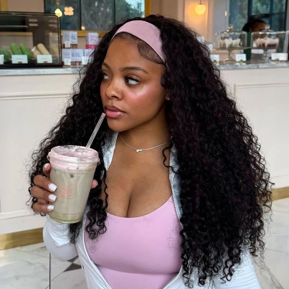 30 40 Inch Gluless Deep Wave Human Hair Headband Wig 250% Density Full Machine Made Curly Half Wig Deep Wave Half Wigs Human Hair
30 40 Inch Gluless Deep Wave Human Hair Headband Wig 250% Density Full Machine Made Curly Half Wig Deep Wave Half Wigs Human Hair