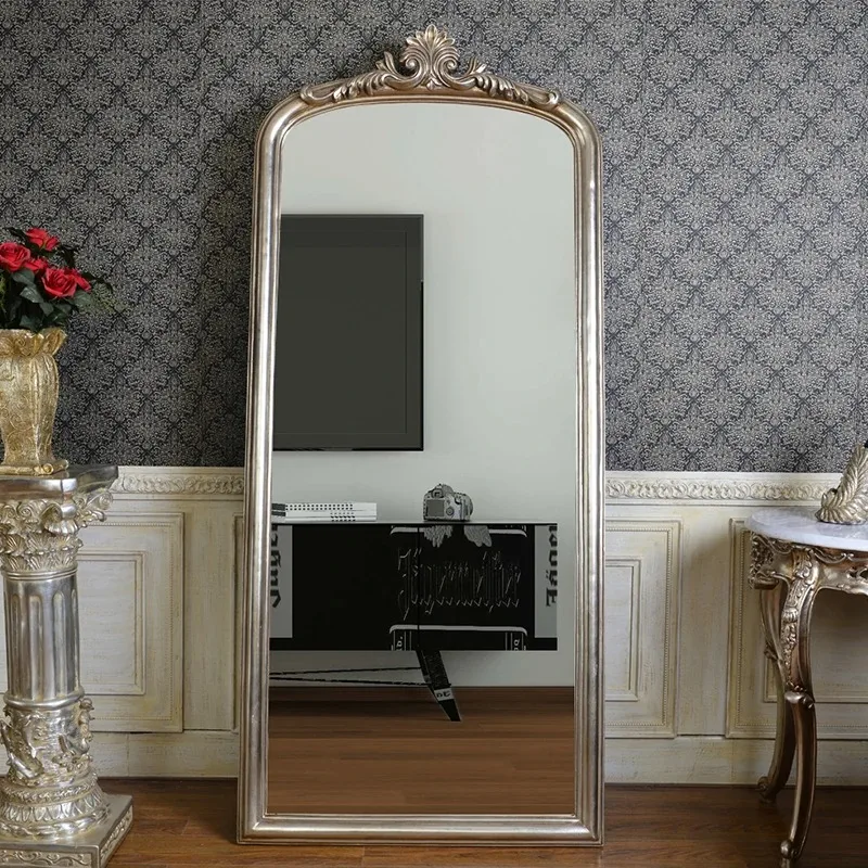 RR European and American carved full-body cloakroom fitting clothing store floor-to-ceiling changing mirror household
RR European and American carved full-body cloakroom fitting clothing store floor-to-ceiling changing mirror household