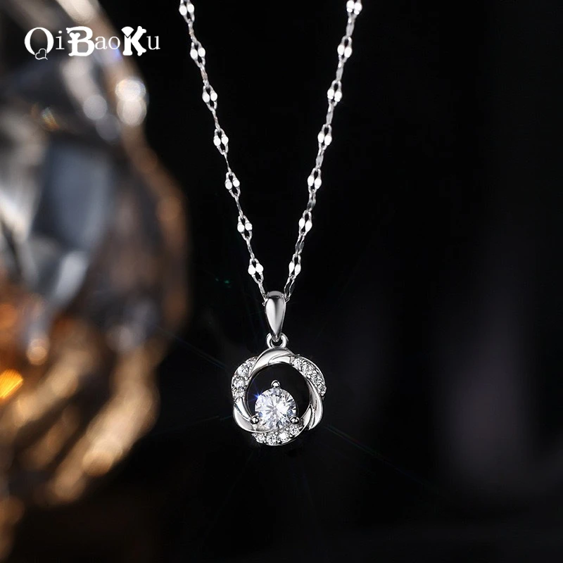 New Silver Necklace for Women Light Luxury High-end Round Flower Pendant Collarbone Chain Gift for Girlfriend Wedding Jewelry
New Silver Necklace for Women Light Luxury High-end Round Flower Pendant Collarbone Chain Gift for Girlfriend Wedding Jewelry