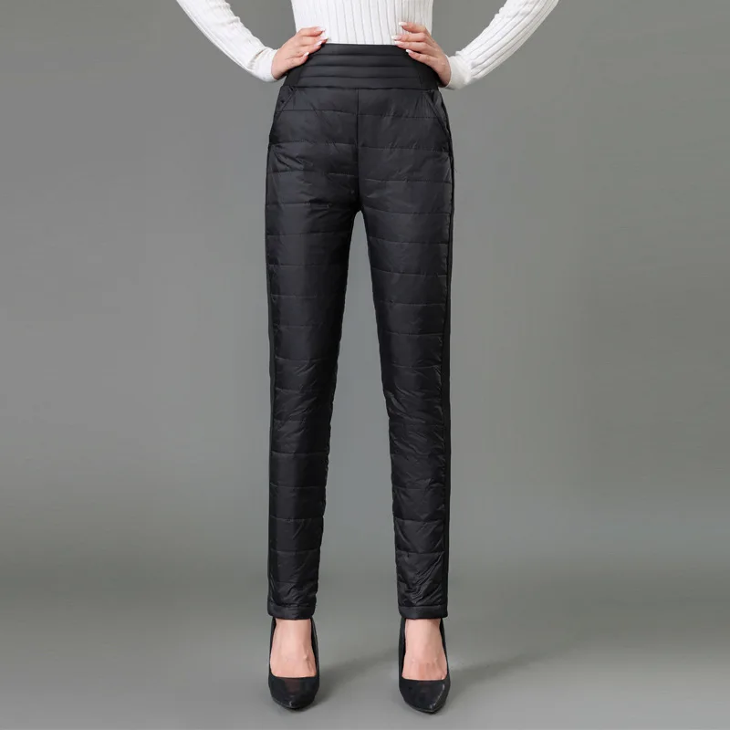 Пуховые шелковые брюки женские с высокой талией, прямые утолщенные брюки больших размеров, зимние теплые брюки Valle de mujer pantalón PT-576
Пуховые шелковые брюки женские с высокой талией, прямые утолщенные брюки больших размеров, зимние теплые брюки Valle de mujer pantalón PT-576