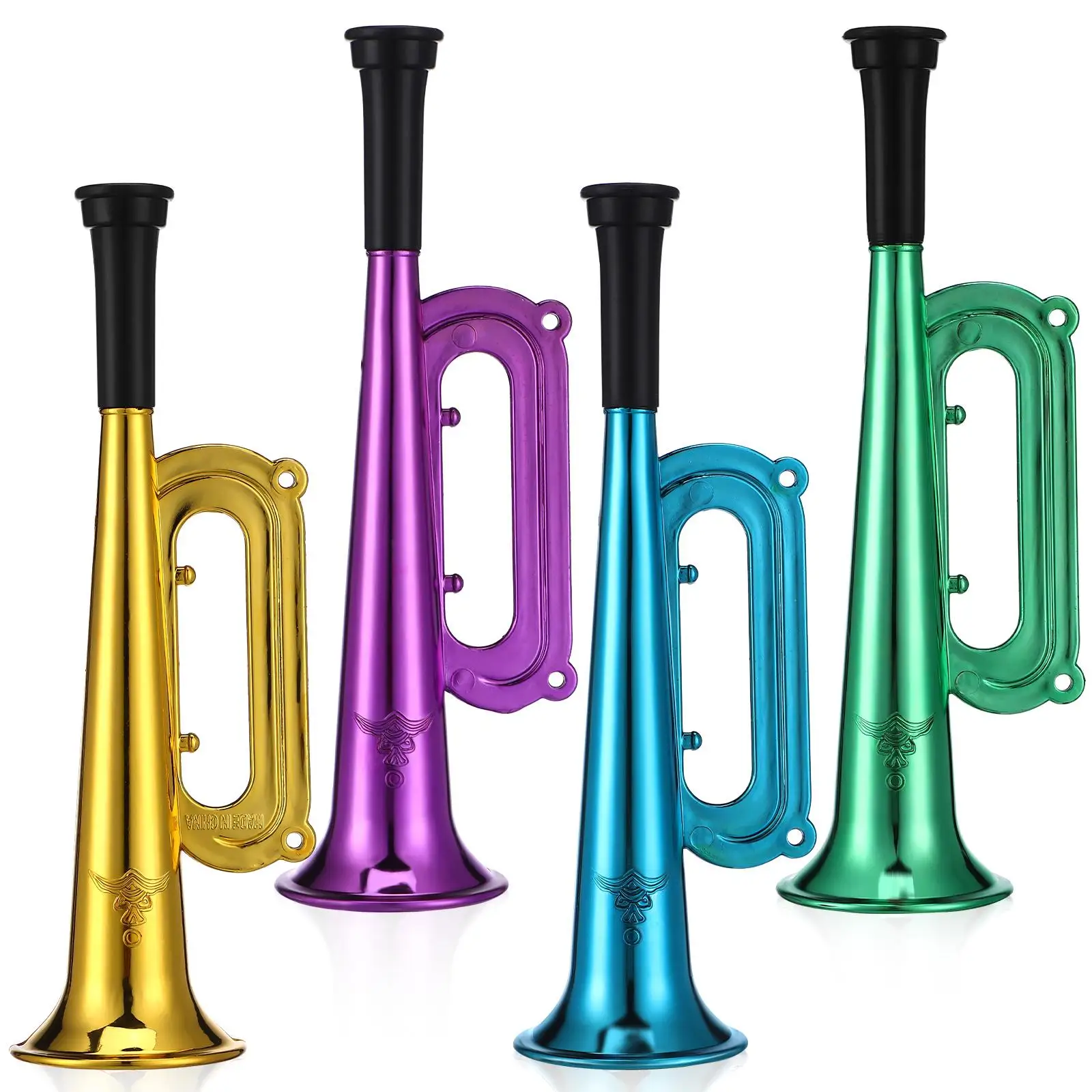 10 Pcs Colorful Trumpet Kids Toy Sturdy Plastic Horn Noisemaker Stadium Cheer Party Supplies Random Colors Musical Instrument
10 Pcs Colorful Trumpet Kids Toy Sturdy Plastic Horn Noisemaker Stadium Cheer Party Supplies Random Colors Musical Instrument