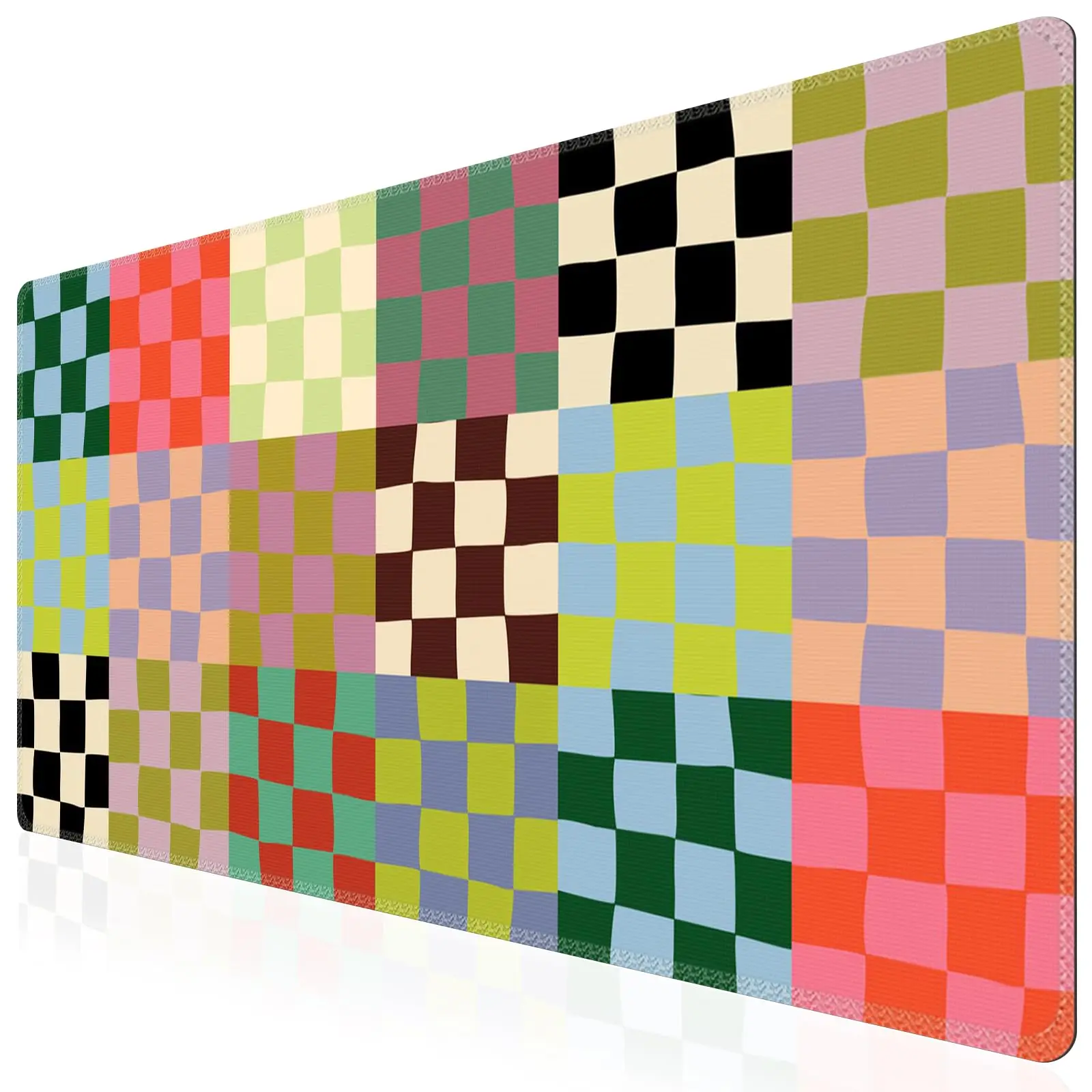 Checkered Gaming Mouse Pad,Large Stable Rubber Base Mousepad with Stitched Edges, Keyboard Mouse Mat for Work, Game,Office
Checkered Gaming Mouse Pad,Large Stable Rubber Base Mousepad with Stitched Edges, Keyboard Mouse Mat for Work, Game,Office