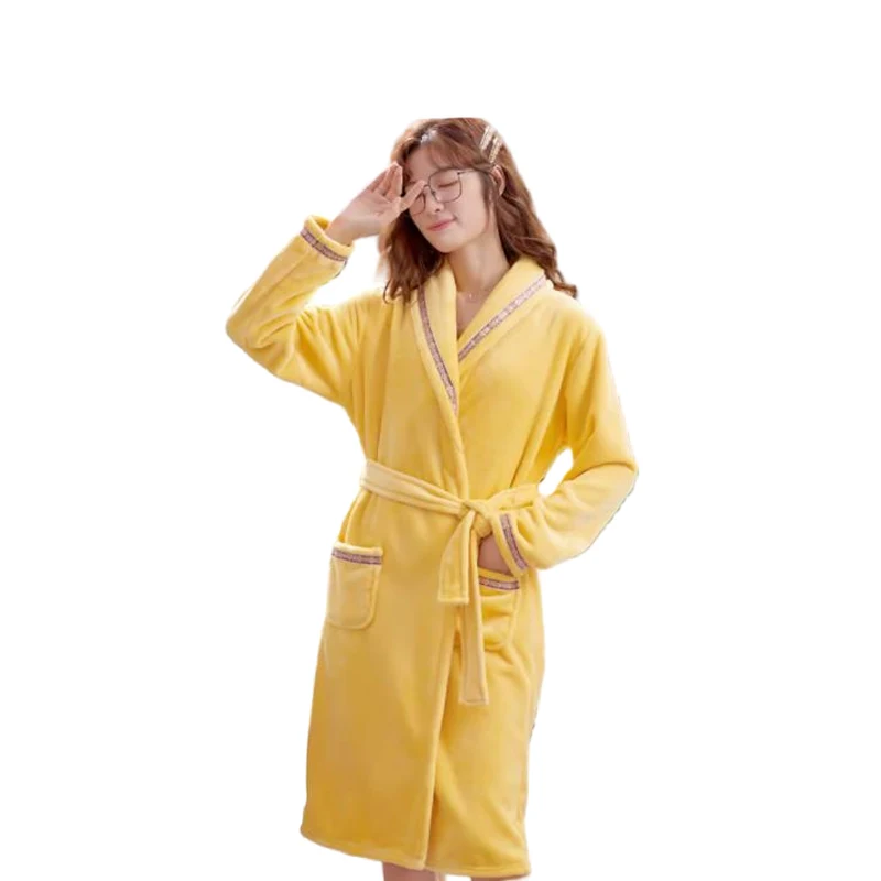 Fashion Brand Robe Women Bath Robe Winter Coral Nightdress Sleepwear Lady's Pajamas Home Clothes Sleepwear Kimono Hotel Bathrobe
Fashion Brand Robe Women Bath Robe Winter Coral Nightdress Sleepwear Lady's Pajamas Home Clothes Sleepwear Kimono Hotel Bathrobe