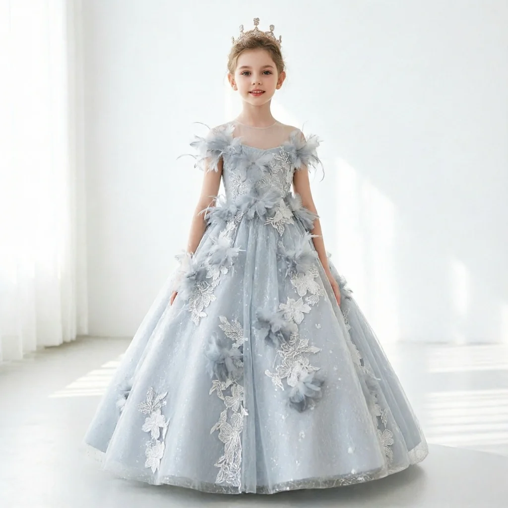 Custom JDY High Flower Girl Dress Wedding Party Gown Birthday Pageant Gown for Kids Formal Evening Party Gown فساتين اطفال
Custom JDY High Flower Girl Dress Wedding Party Gown Birthday Pageant Gown for Kids Formal Evening Party Gown فساتين اطفال