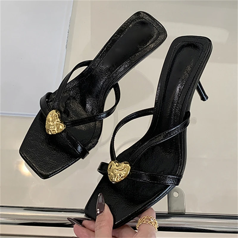 Aneikeh Fashion Sandals Metal Buckle Concise Square Toe Hollow Out Slippers Woman High Heels Party Slide Ladies Shoes Summer
Aneikeh Fashion Sandals Metal Buckle Concise Square Toe Hollow Out Slippers Woman High Heels Party Slide Ladies Shoes Summer