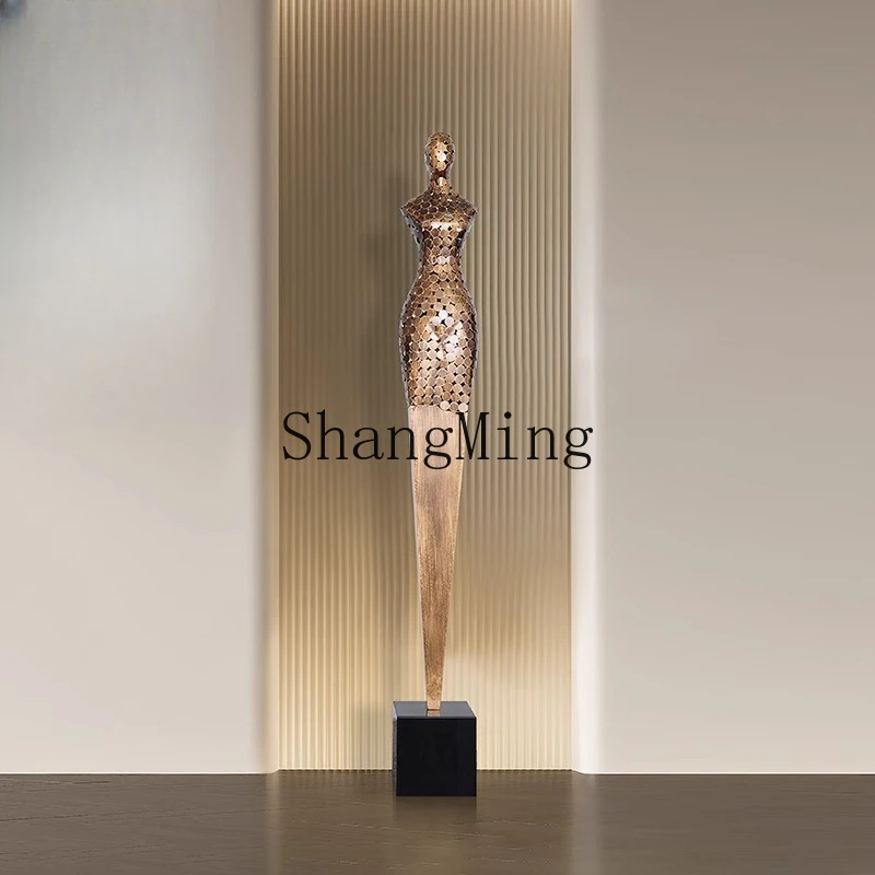 HJ hotel lobby light luxury mermaid human-shaped floor ornament abstract figure wrought iron sculpture ornament
HJ hotel lobby light luxury mermaid human-shaped floor ornament abstract figure wrought iron sculpture ornament