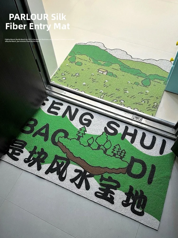 Креативный коврик для входной двери, шелковый круглый коврик для домашнего использования, противоскользящий коврик для дома и улицы, настраиваемый дверной коврик большого размера
Креативный коврик для входной двери, шелковый круглый коврик для домашнего использования, противоскользящий коврик для дома и улицы, настраиваемый дверной коврик большого размера