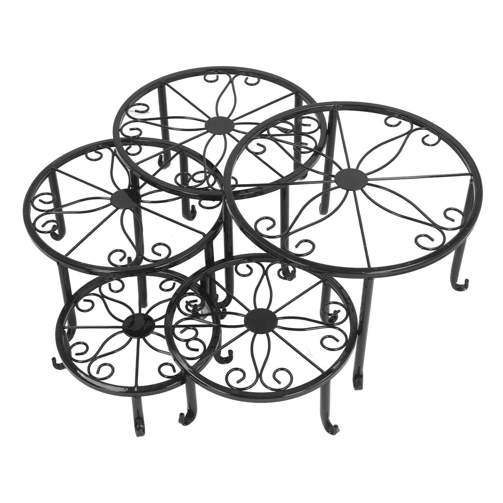 5Pcs Metal Plant Stand Innovative Decorative Sturdy Stable Indoor Outdoor Flower Pot Holders for Multiple Plants Pots
5Pcs Metal Plant Stand Innovative Decorative Sturdy Stable Indoor Outdoor Flower Pot Holders for Multiple Plants Pots