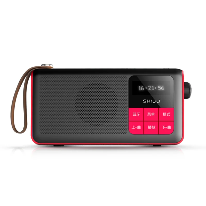 SHIDU rechargeable digital bluetooth speaker with LCD Digital Display and FM radio
SHIDU rechargeable digital bluetooth speaker with LCD Digital Display and FM radio