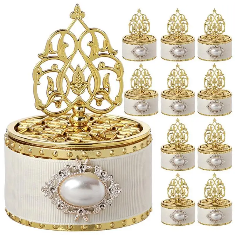 12pcs Candy Containers Party Gift Packaging Box Candy Packaging Box Plastic Golden Wedding Decor Craft Box For Wedding Birthday
12pcs Candy Containers Party Gift Packaging Box Candy Packaging Box Plastic Golden Wedding Decor Craft Box For Wedding Birthday