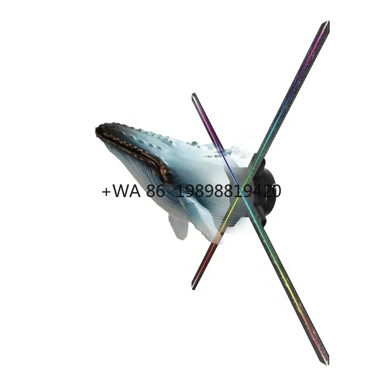 Китайская оптовая продажа с фабрики 65 см светодиодный 3D голографический вентилятор 3D голограмма реклама 
Китайская оптовая продажа с фабрики 65 см светодиодный 3D голографический вентилятор 3D голограмма реклама