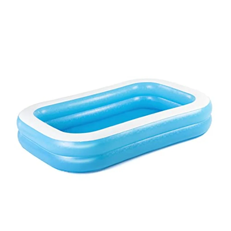 54006 Family Rectangular Inflatable Pool 262 x 175 x 51 cm Blue/White
54006 Family Rectangular Inflatable Pool 262 x 175 x 51 cm Blue/White