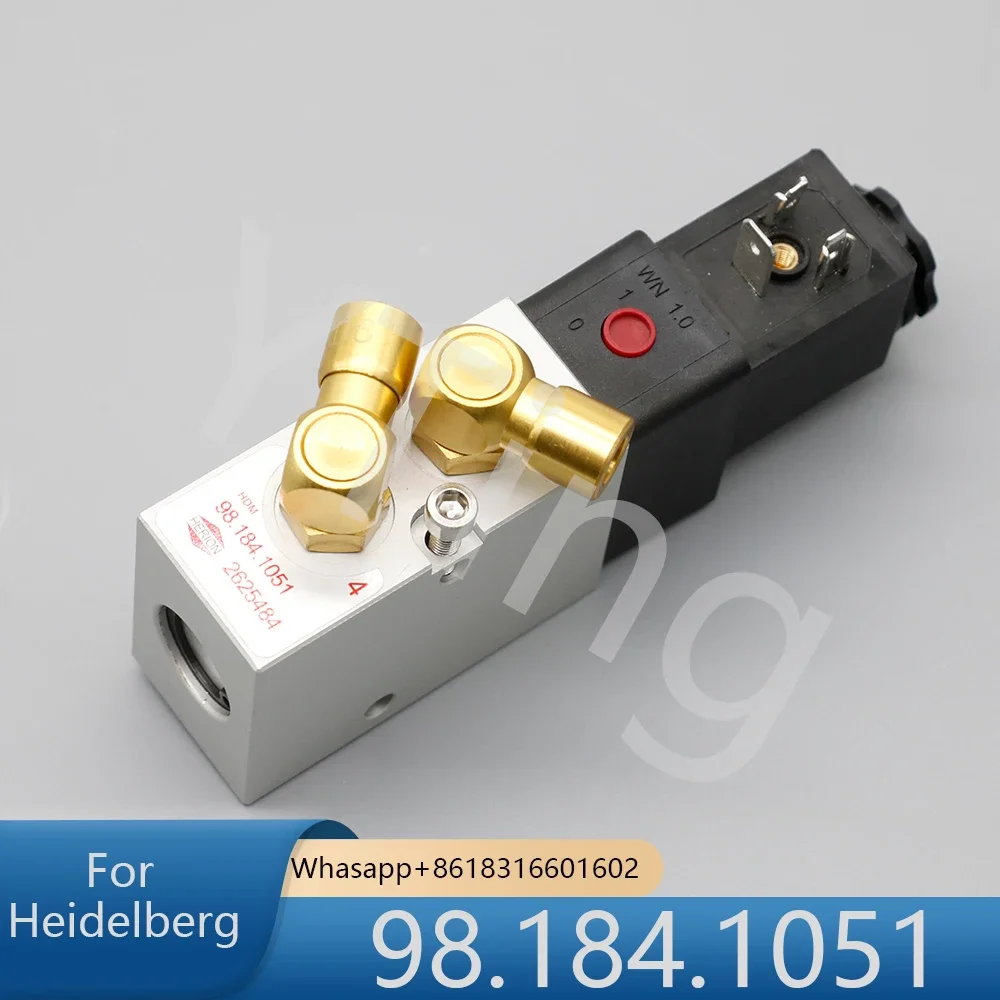 Best Quality Copper / Rubber Head 4/6MM 98.184.1051 Solenoid Valve 4/2-way For Heidelberg SM02 CD102 Printing Machine Parts
Best Quality Copper / Rubber Head 4/6MM 98.184.1051 Solenoid Valve 4/2-way For Heidelberg SM02 CD102 Printing Machine Parts