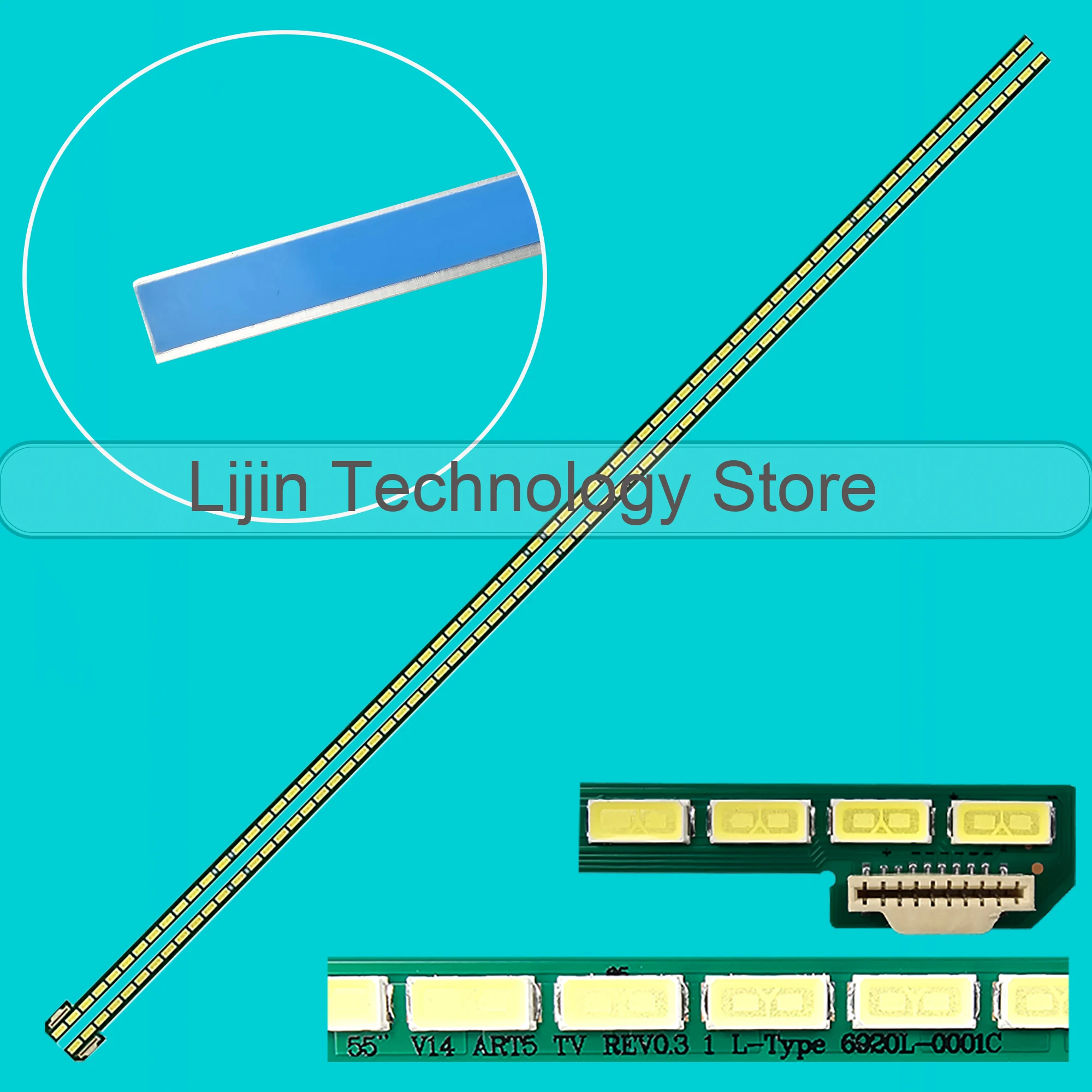 Светодиодная лента для 55UB8200 6916L1726B 55UB820V 55UF695V 55UH820T 55UB8500 55UB8800 55UB830V 6916L1725A 6916L1726A 6922L-0127A
Светодиодная лента для 55UB8200 6916L1726B 55UB820V 55UF695V 55UH820T 55UB8500 55UB8800 55UB830V 6916L1725A 6916L1726A 6922L-0127A