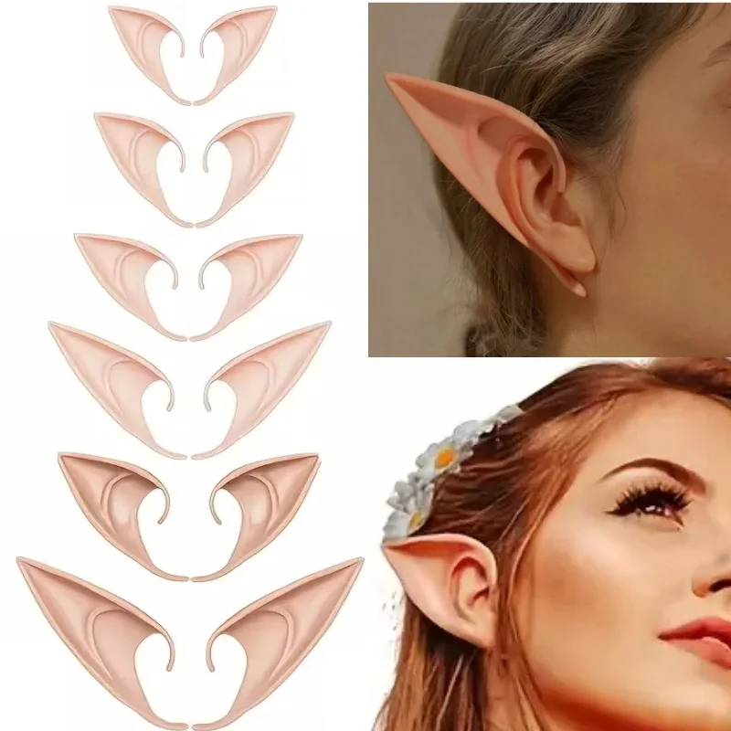 Cosplay Fairy Elf Ear Artificial Soft Silicone Vampire Elven Ears Christmas Masquerade Party Anime Costume Props Accessories Toy
Cosplay Fairy Elf Ear Artificial Soft Silicone Vampire Elven Ears Christmas Masquerade Party Anime Costume Props Accessories Toy