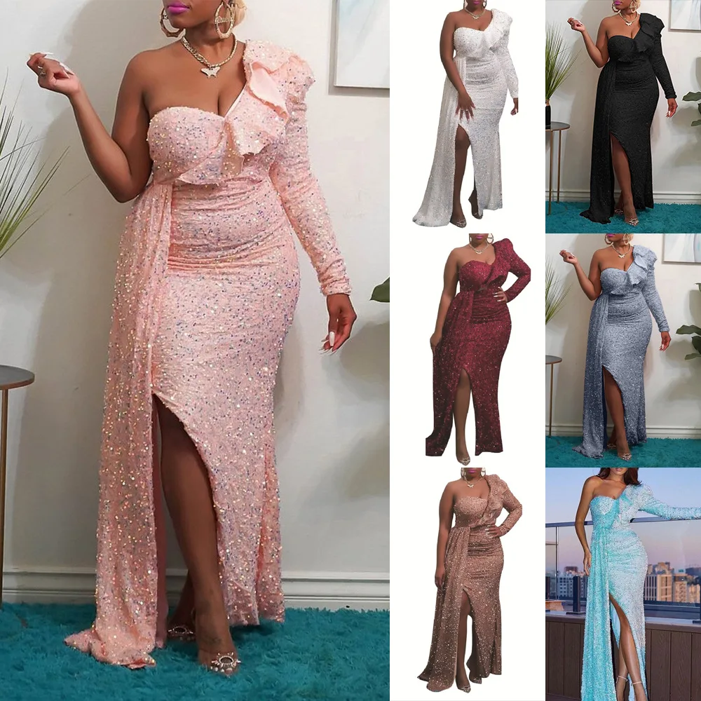 Bowith One Shoulder Sexy Long Dress Elegant Wedding for Women Luxury Formal Occasion Dresses for Gala vestidos de fiesta
Bowith One Shoulder Sexy Long Dress Elegant Wedding for Women Luxury Formal Occasion Dresses for Gala vestidos de fiesta