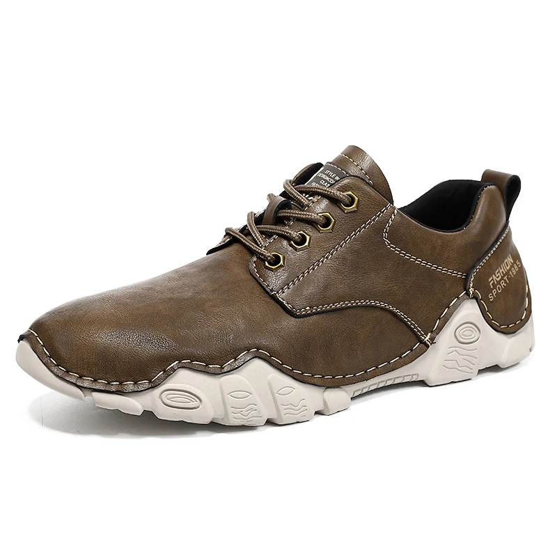 VIPOL Casual men's shoes, low-top lace-up lightweight travel shoes, outdoor hiking sports shoes, breathable men's leather shoes
VIPOL Casual men's shoes, low-top lace-up lightweight travel shoes, outdoor hiking sports shoes, breathable men's leather shoes
