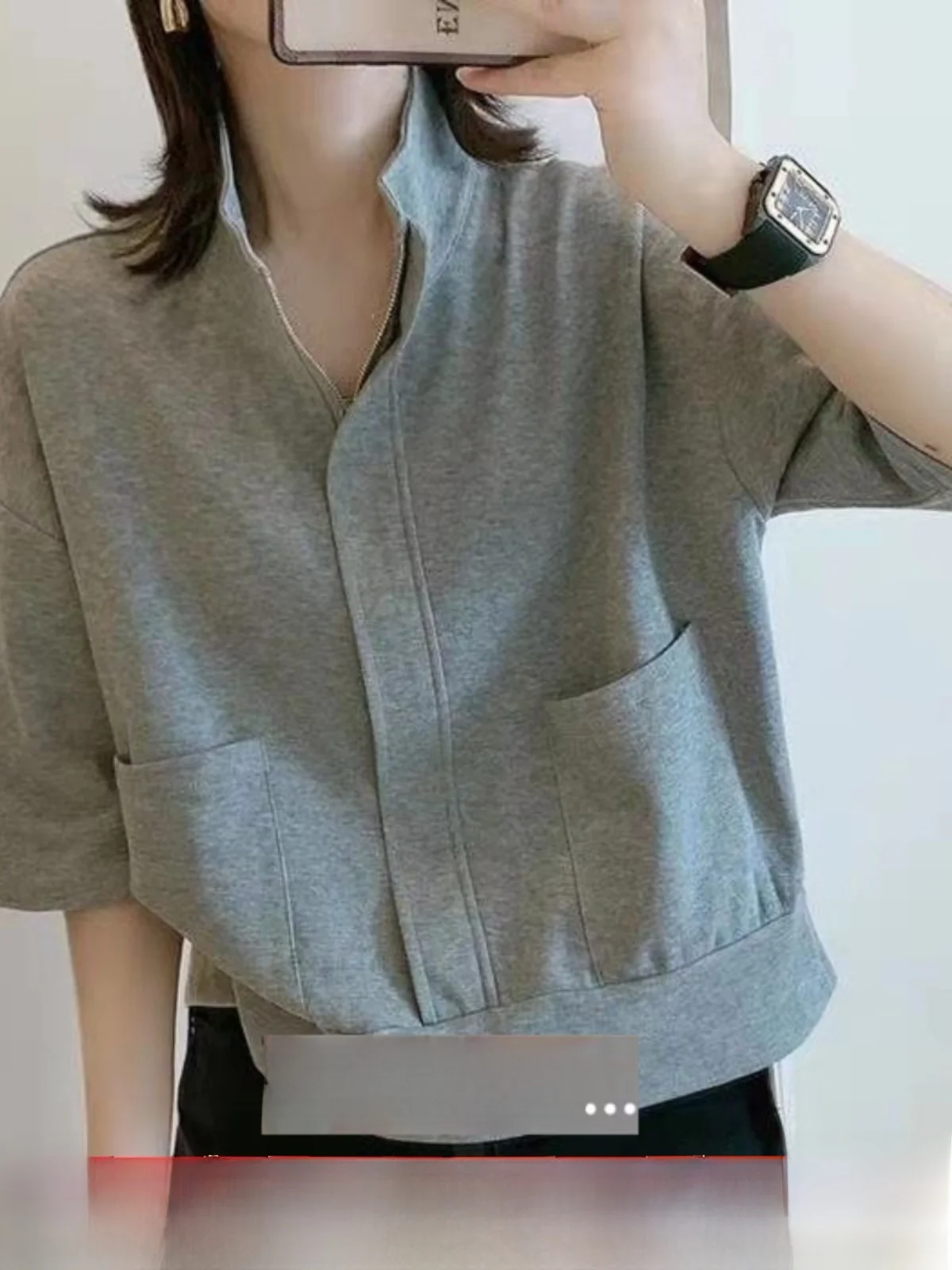 Casual Neck Short Sleeve T-Shirt Women's Simple Style Korean Loose Fit Printed Shirt Summer Fashion Top
Casual Neck Short Sleeve T-Shirt Women's Simple Style Korean Loose Fit Printed Shirt Summer Fashion Top