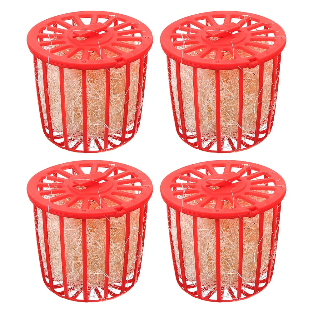 4 Pcs Birds Basket Hatching Nest Breeding Canary Pan Red Nesting Bowls House for Cage
4 Pcs Birds Basket Hatching Nest Breeding Canary Pan Red Nesting Bowls House for Cage