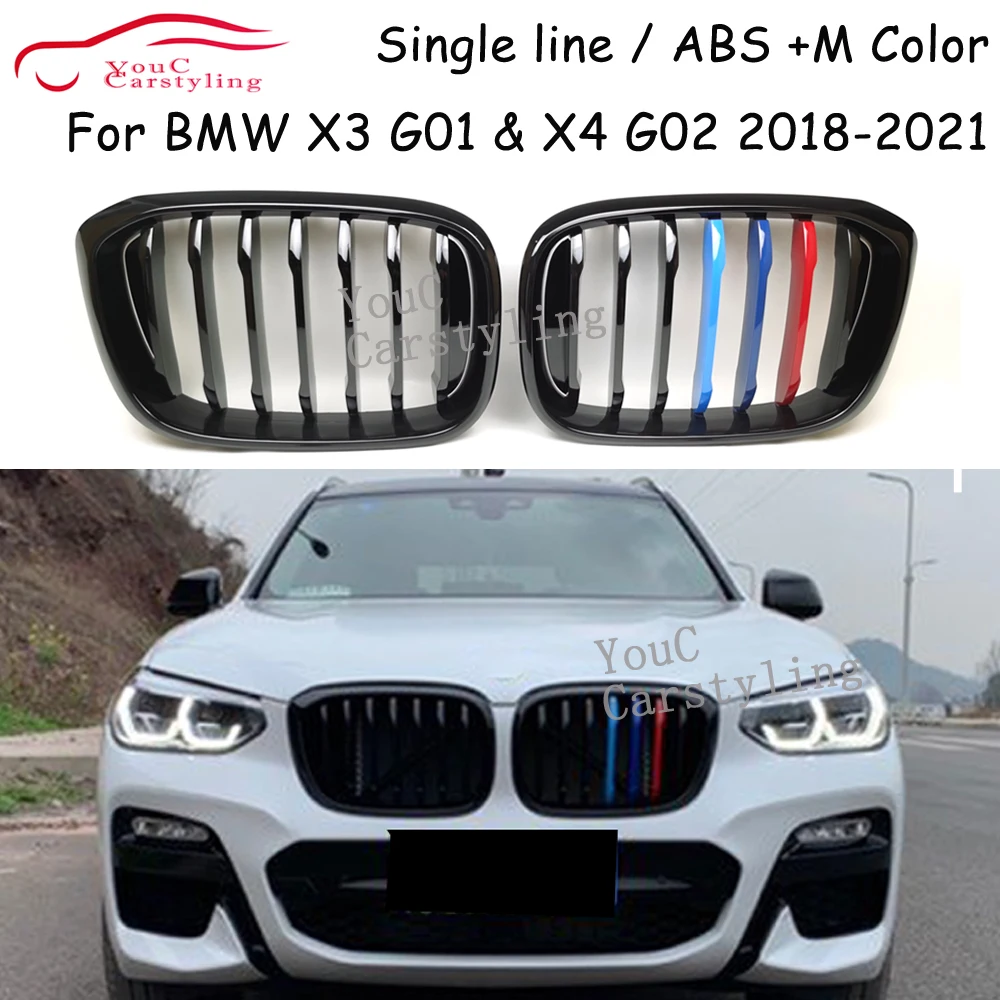 G01 ABS Single Line Gloss M Color Grill for BMW X3 G01 & X4 G02 5-door SUV 2018-2021 Replacement Grille Mesh
G01 ABS Single Line Gloss M Color Grill for BMW X3 G01 & X4 G02 5-door SUV 2018-2021 Replacement Grille Mesh