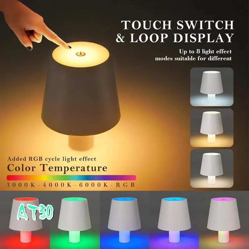 LED Wireless Bottle Light Touch Table Lamp RGB And 3 Colors Bottle Lamp For Indoor/Outdoor Restaurants And Bars-AT30
LED Wireless Bottle Light Touch Table Lamp RGB And 3 Colors Bottle Lamp For Indoor/Outdoor Restaurants And Bars-AT30