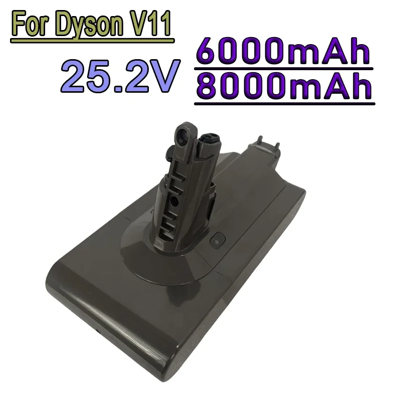 For Dyson V11 Handheld Vacuum Cleaner Spare Battery 25.2V 6000mAh/ 8000mAh Rechargeable Battery Pack
For Dyson V11 Handheld Vacuum Cleaner Spare Battery 25.2V 6000mAh/ 8000mAh Rechargeable Battery Pack