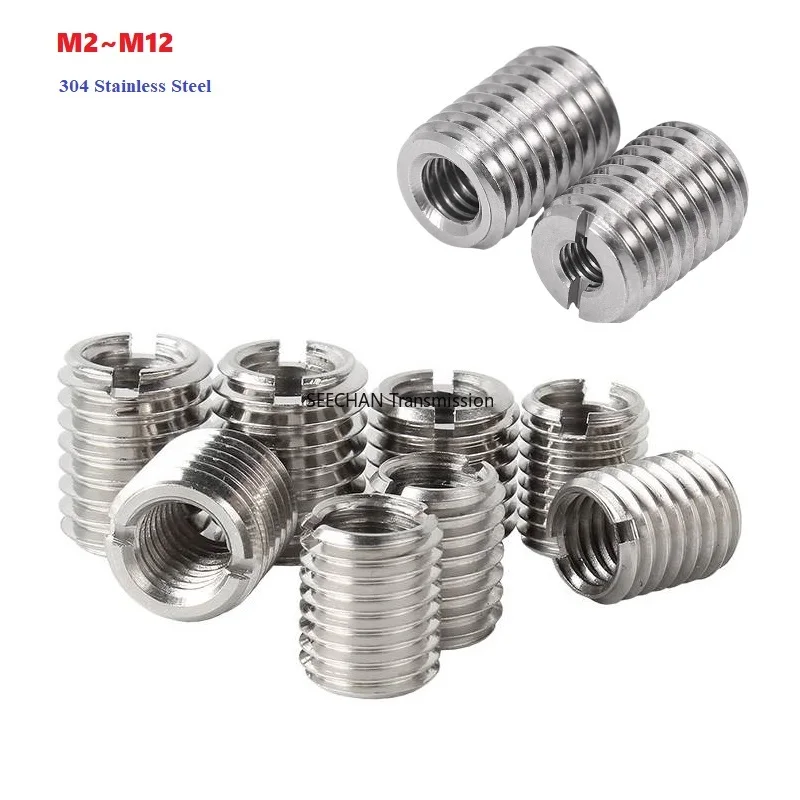 M2 M2.5 M3 M4 M5 M6 M8 M10 M12 Slotted Inside Outside Self Tapping Thread Insert Adapter Screw Nuts Sleeve Converter Nut
M2 M2.5 M3 M4 M5 M6 M8 M10 M12 Slotted Inside Outside Self Tapping Thread Insert Adapter Screw Nuts Sleeve Converter Nut