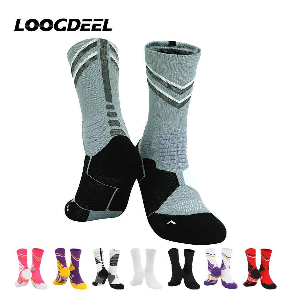 LOOGDEEL Adult Men's Non-slip Sweat-absorbing Sports Socks Practical Basketball Socks Terry Sole High-top Crew Elite Socks
LOOGDEEL Adult Men's Non-slip Sweat-absorbing Sports Socks Practical Basketball Socks Terry Sole High-top Crew Elite Socks