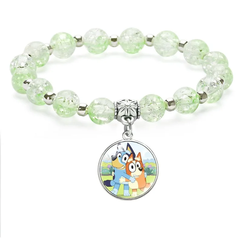 Bluey Cute Cartoon Anime Peripheral Ice Cracked Bead Bracelet Elastic Rope Wristband Adjustable Bracelet Stage Accessories Gift
Bluey Cute Cartoon Anime Peripheral Ice Cracked Bead Bracelet Elastic Rope Wristband Adjustable Bracelet Stage Accessories Gift