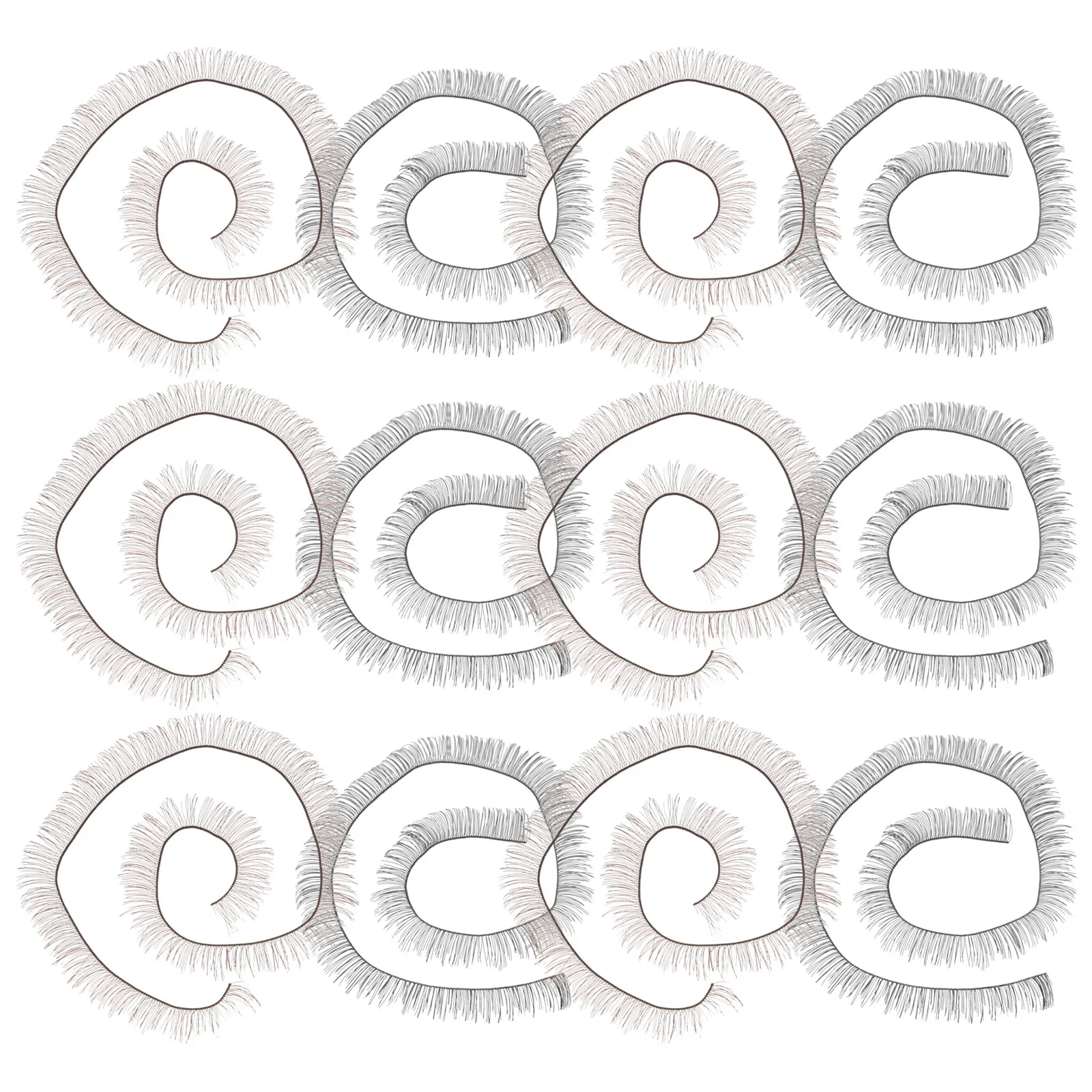 20Pcs Handmade False Eyelash Black Brown Natural Long Thick Eyelashes for DIY Eye Makeup Full Natural Look Eyelash Extension
20Pcs Handmade False Eyelash Black Brown Natural Long Thick Eyelashes for DIY Eye Makeup Full Natural Look Eyelash Extension