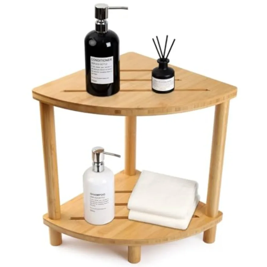 Upgraded Bamboo Corner Shower Stool for Inside Shower Waterproof2-Tier Shower Feet Rest with Storage Shelf Corner Shower Shelf
Upgraded Bamboo Corner Shower Stool for Inside Shower Waterproof2-Tier Shower Feet Rest with Storage Shelf Corner Shower Shelf
