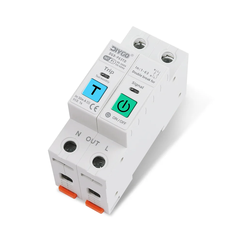 Voltage Current Meter Protector Voice Remote Control Switch 1A-63A 2P Suitable for TUYA WiFi Smart Circuit Breaker Real-time
Voltage Current Meter Protector Voice Remote Control Switch 1A-63A 2P Suitable for TUYA WiFi Smart Circuit Breaker Real-time