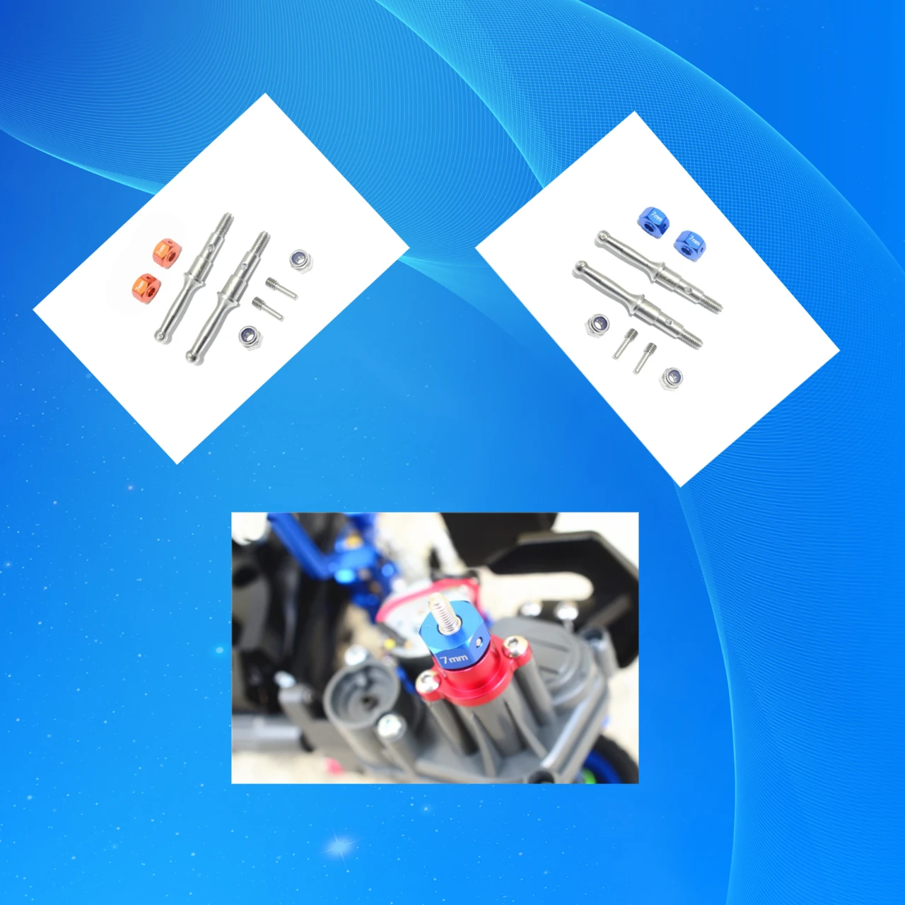 Вал заднего колеса из нержавеющей стали W. Алюминиевый шестигранный адаптер (7 мм) для TAMIYA T3-01 Dancing Rider
Вал заднего колеса из нержавеющей стали W. Алюминиевый шестигранный адаптер (7 мм) для TAMIYA T3-01 Dancing Rider