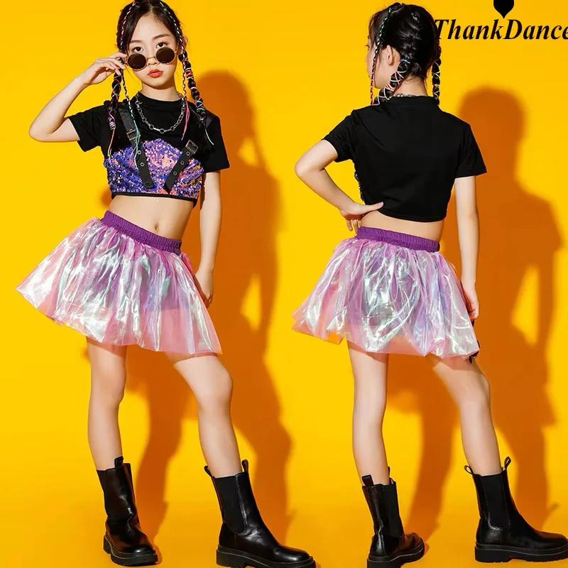 New Children's Jazz Dance Costumes Girls Hip Hop Silver Tops Pink Pants Kids Street Dance Performance Stage Clothing
New Children's Jazz Dance Costumes Girls Hip Hop Silver Tops Pink Pants Kids Street Dance Performance Stage Clothing