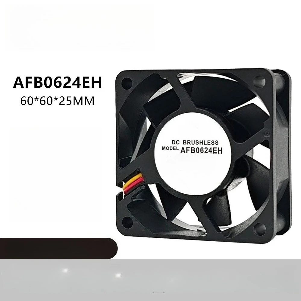 6025 High Airflow Inverter Cooling Fan For Delta AFB0624EH 6CM Dual Ball Bearing DC24V 0.36A Fan (002)
6025 High Airflow Inverter Cooling Fan For Delta AFB0624EH 6CM Dual Ball Bearing DC24V 0.36A Fan (002)