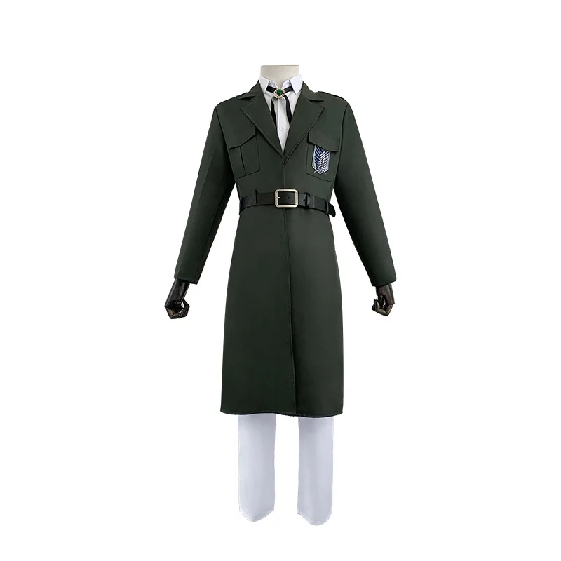 Anime Attack on Titan Levi Cosplay Costume Shingek No Kyojin Scouting Legion Soldier Coat Trench Jacket Uniform Halloween Outfit
Anime Attack on Titan Levi Cosplay Costume Shingek No Kyojin Scouting Legion Soldier Coat Trench Jacket Uniform Halloween Outfit