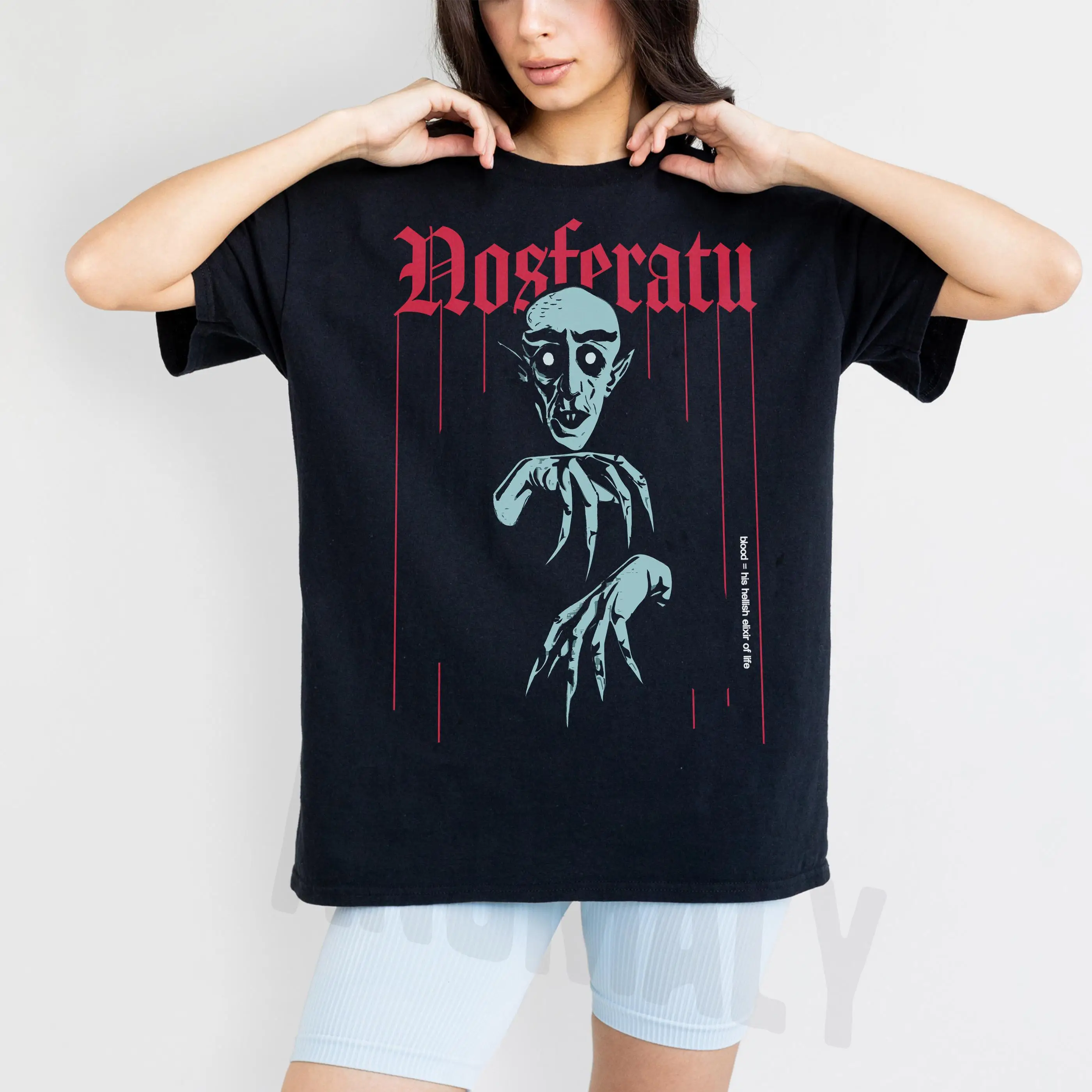 Nosferatu Pattern T-shirt: Retro Horror Movie T-shirt Print Pattern Casual Men's and Women's T-shirt Daily Wear
Nosferatu Pattern T-shirt: Retro Horror Movie T-shirt Print Pattern Casual Men's and Women's T-shirt Daily Wear