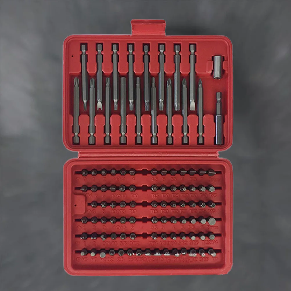 98pcs Slotted Screwdriver Bit Set Tool Kit Repair Tools Multi-functional Combination Tool Set
98pcs Slotted Screwdriver Bit Set Tool Kit Repair Tools Multi-functional Combination Tool Set