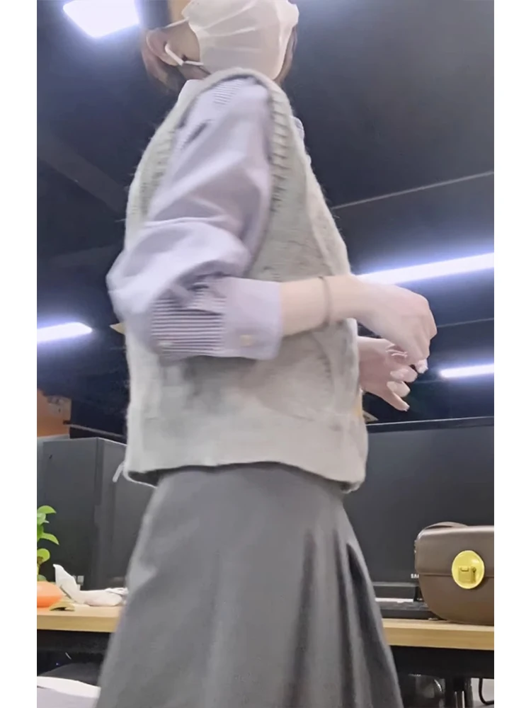 Vests Waistcoats Thin Womens Vest Tops For Woman Fall Tweed Belted Workplace Tailored Sophisticated Company Temperament Modern
Vests Waistcoats Thin Womens Vest Tops For Woman Fall Tweed Belted Workplace Tailored Sophisticated Company Temperament Modern